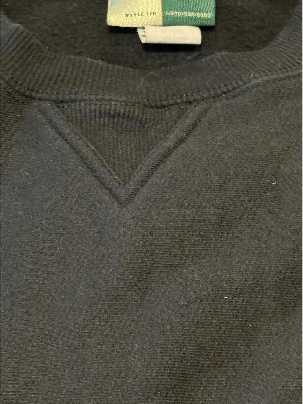 Vintage 90s Wear Guard Crewneck Sweatshirt Black Size XXL - Picture 3 of 7